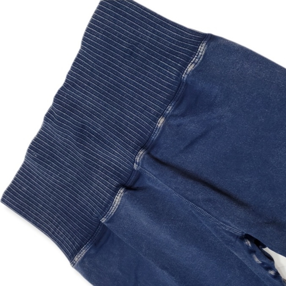 Free People High Rise 7/8 Length Good Karma Leggings Washed Navy M/L NEW FP102 - Picture 14 of 15